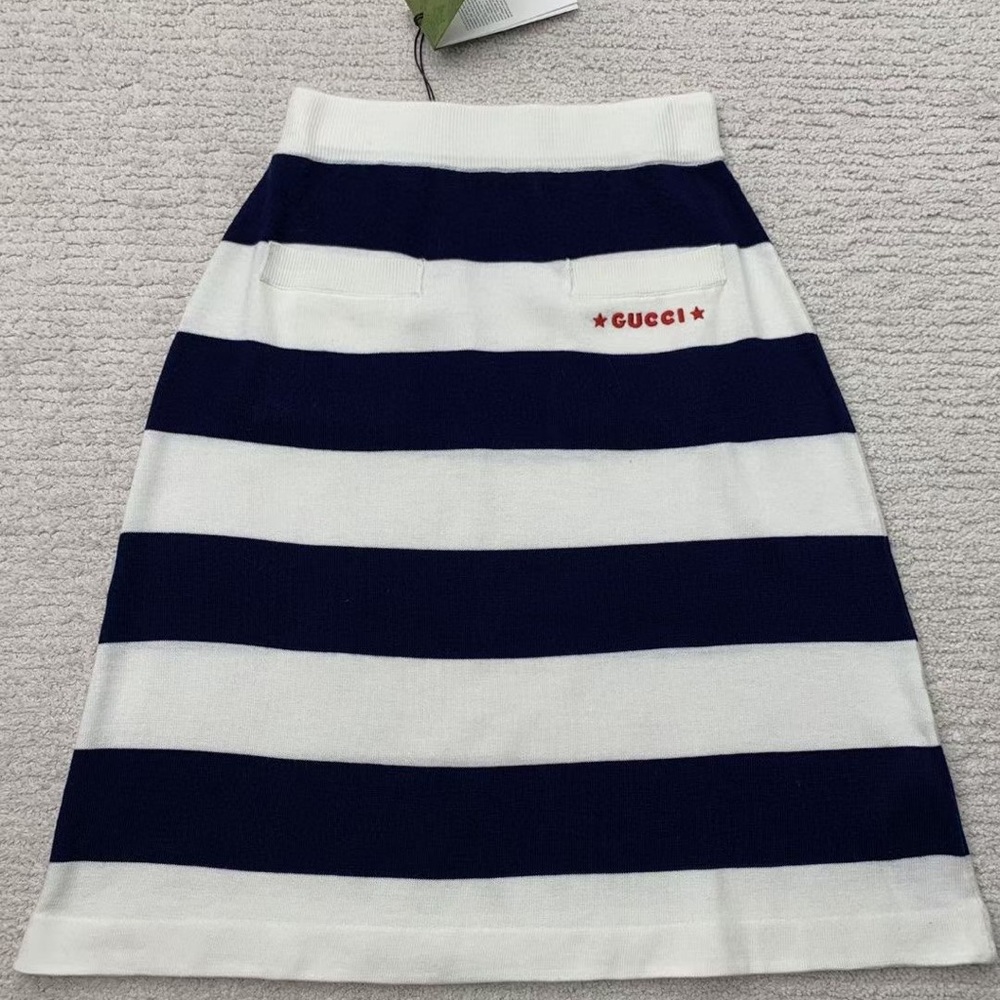 Gucci stripe skirt 2022